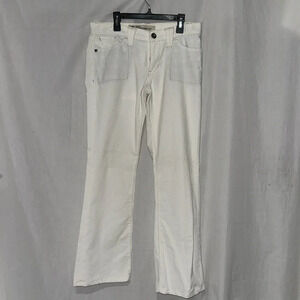 white Gap Original low rise bootcut corduroy jeans size 6